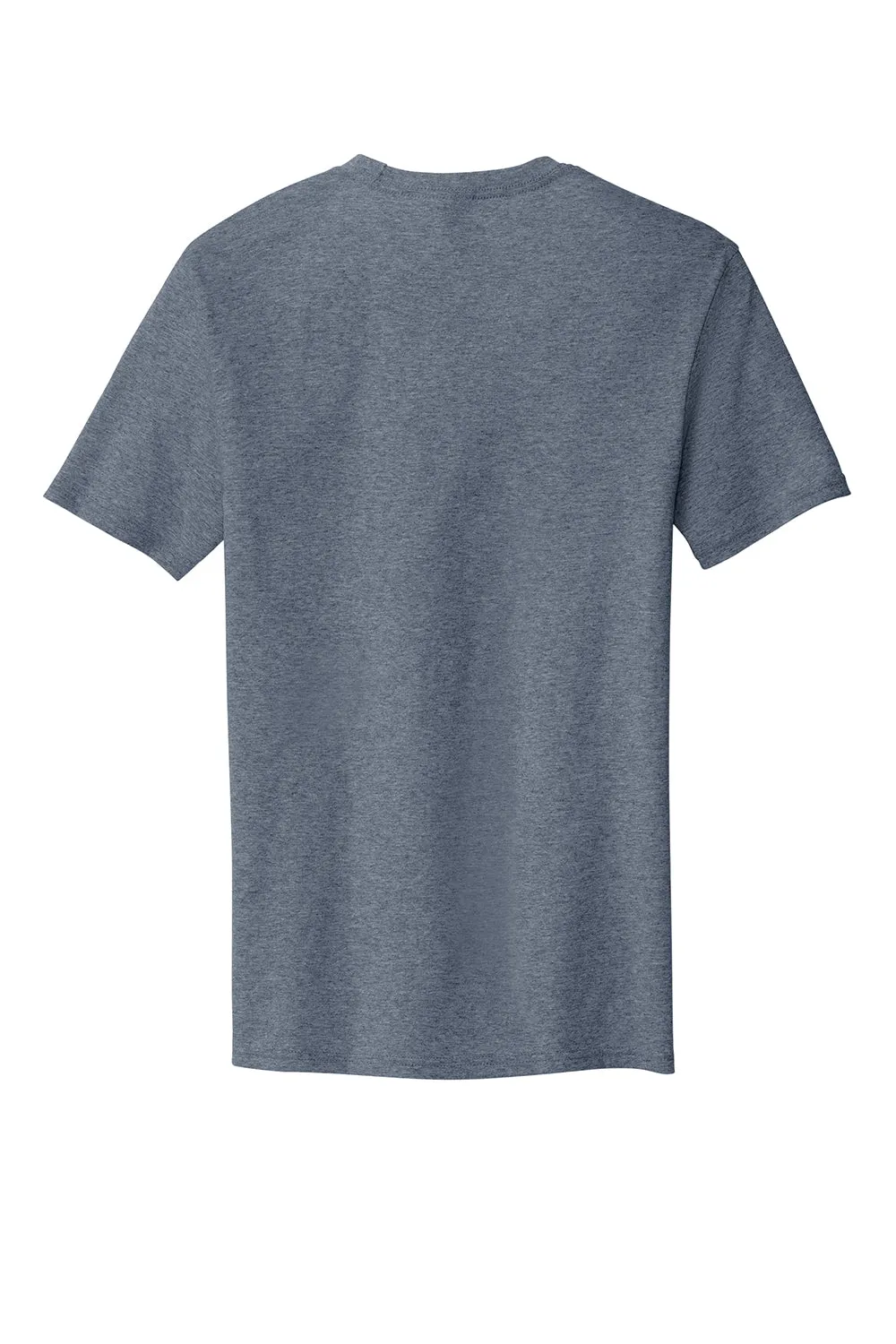 District Mens The Concert Short Sleeve Crewneck T-Shirt - Heather Navy Blue
