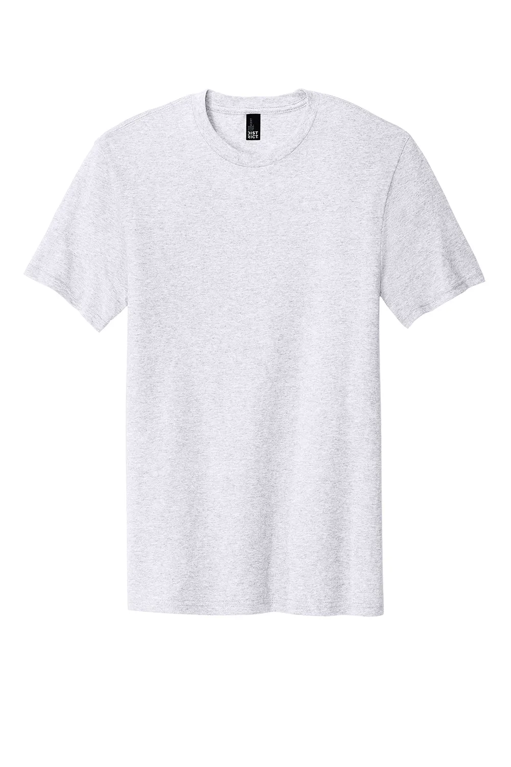 District Mens The Concert Short Sleeve Crewneck T-Shirt - Heather White