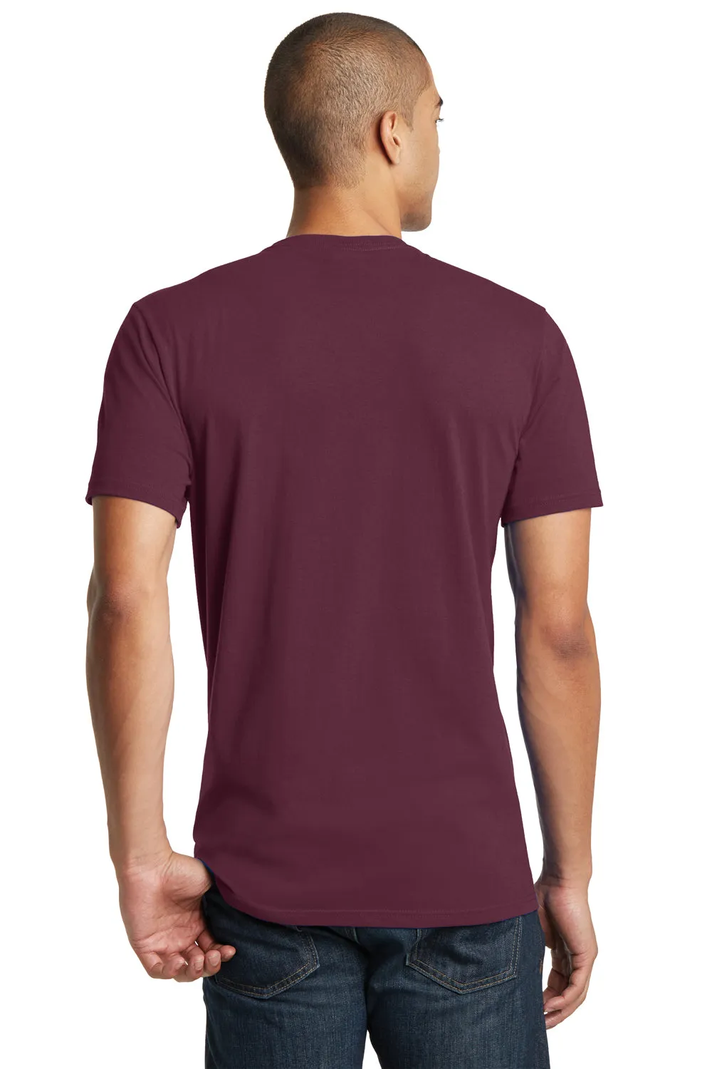 District Mens The Concert Short Sleeve Crewneck T-Shirt - Maroon