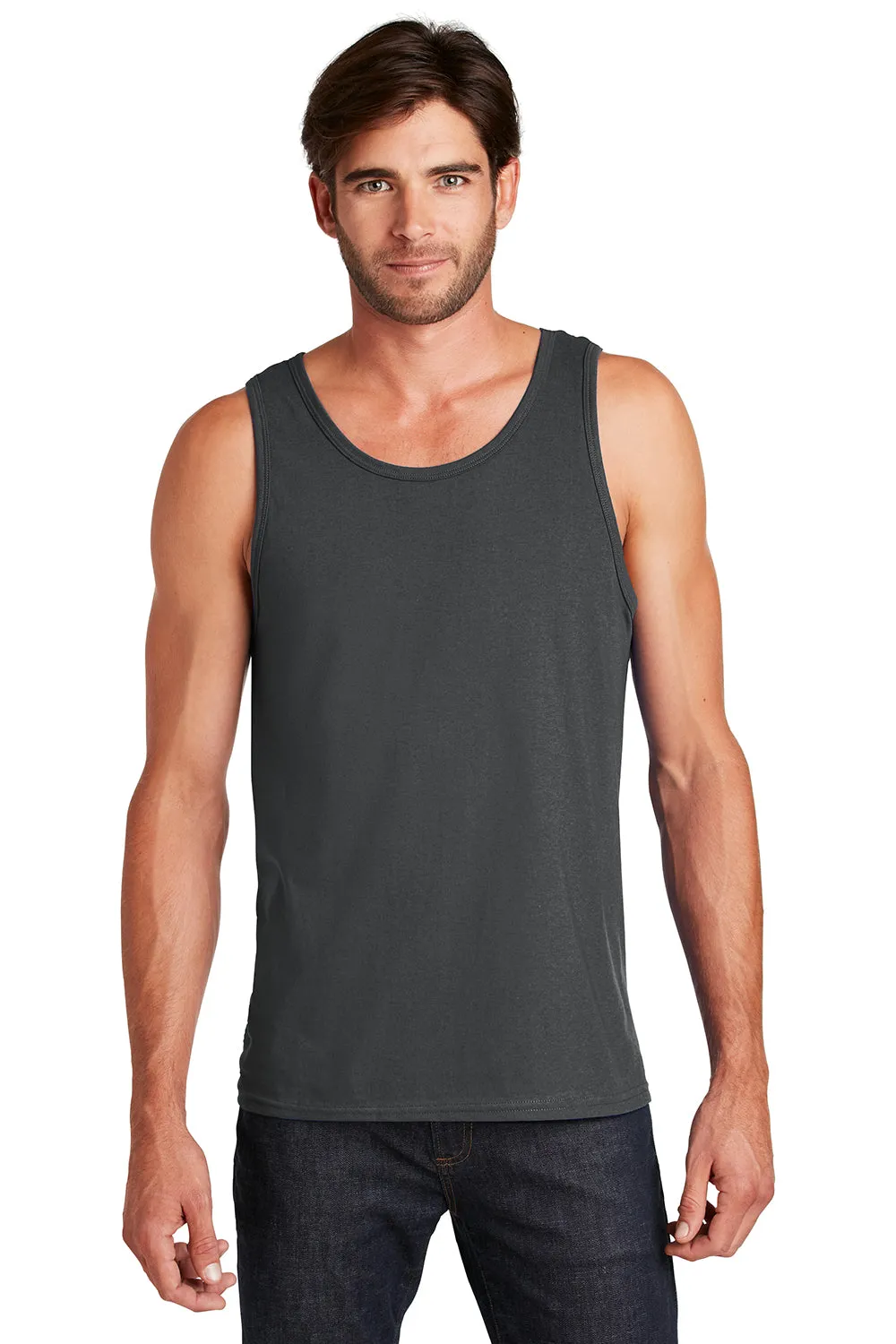 District Mens The Concert Tank Top - Charcoal Grey
