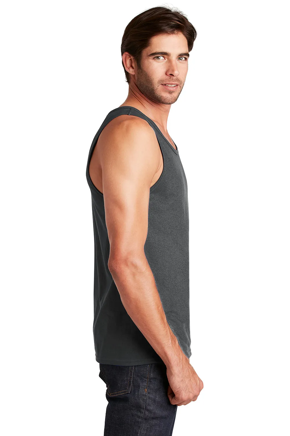 District Mens The Concert Tank Top - Charcoal Grey