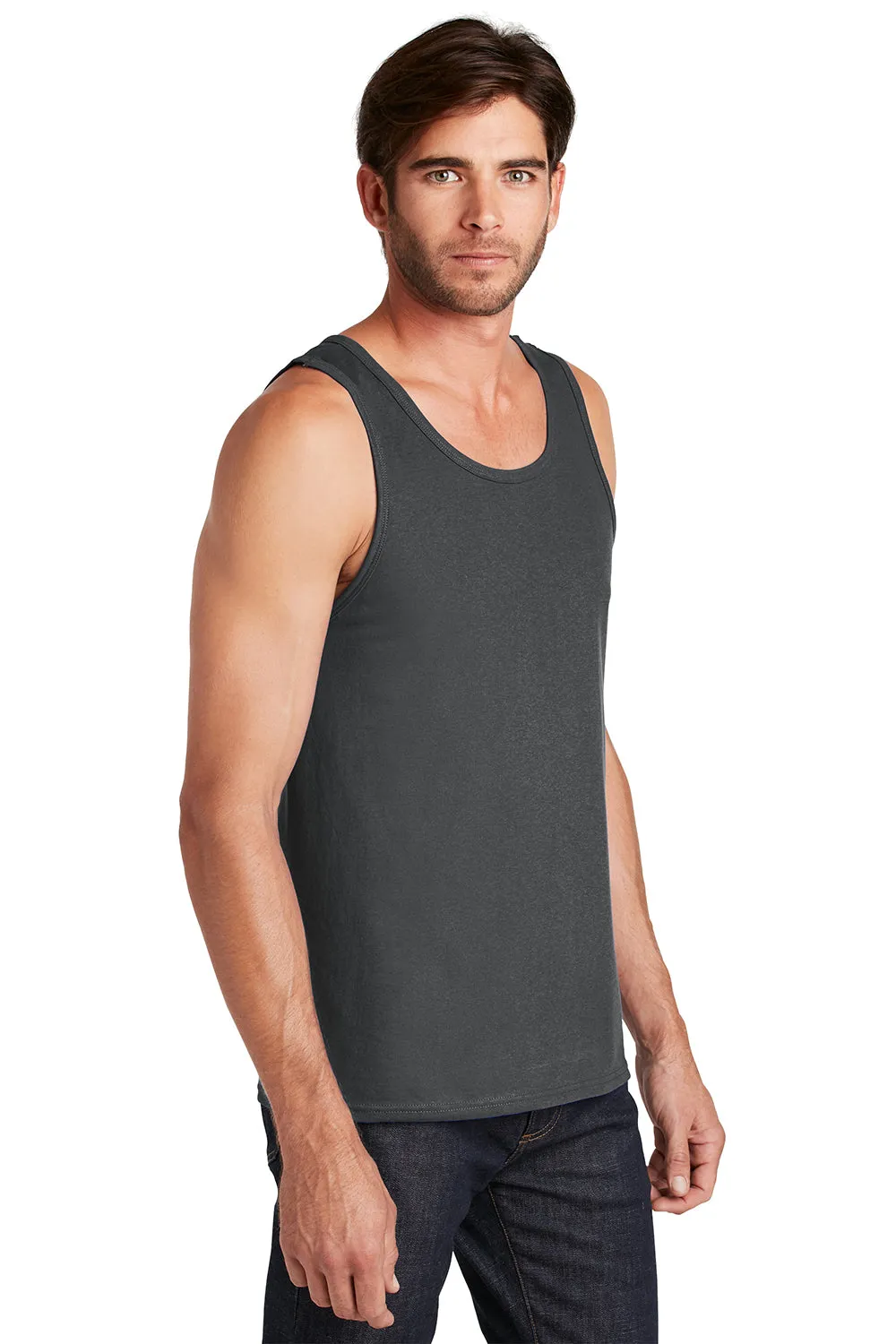 District Mens The Concert Tank Top - Charcoal Grey