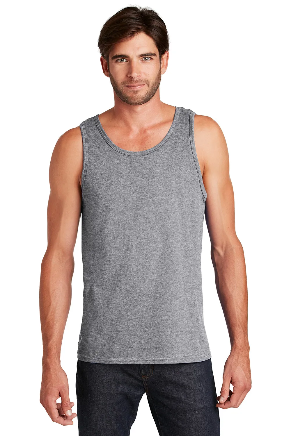 District Mens The Concert Tank Top - Heather Grey