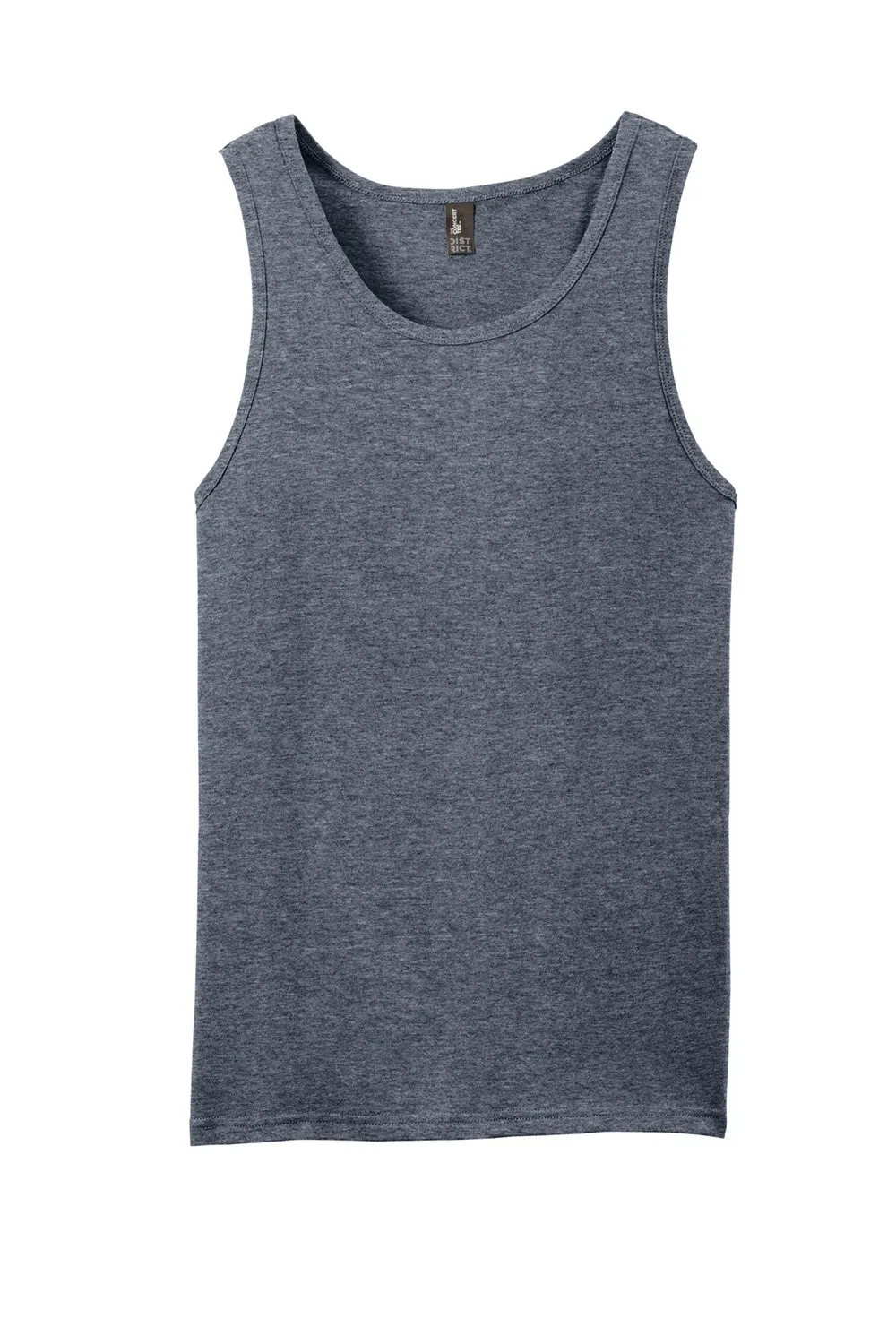 District Mens The Concert Tank Top - Heather Navy Blue