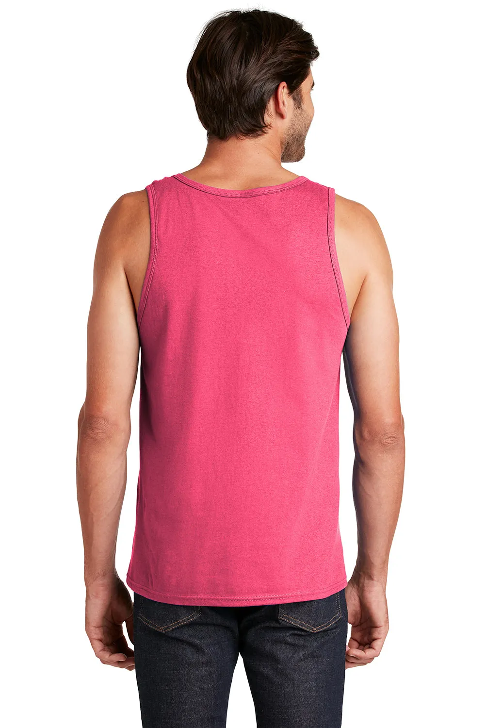 District Mens The Concert Tank Top - Neon Pink