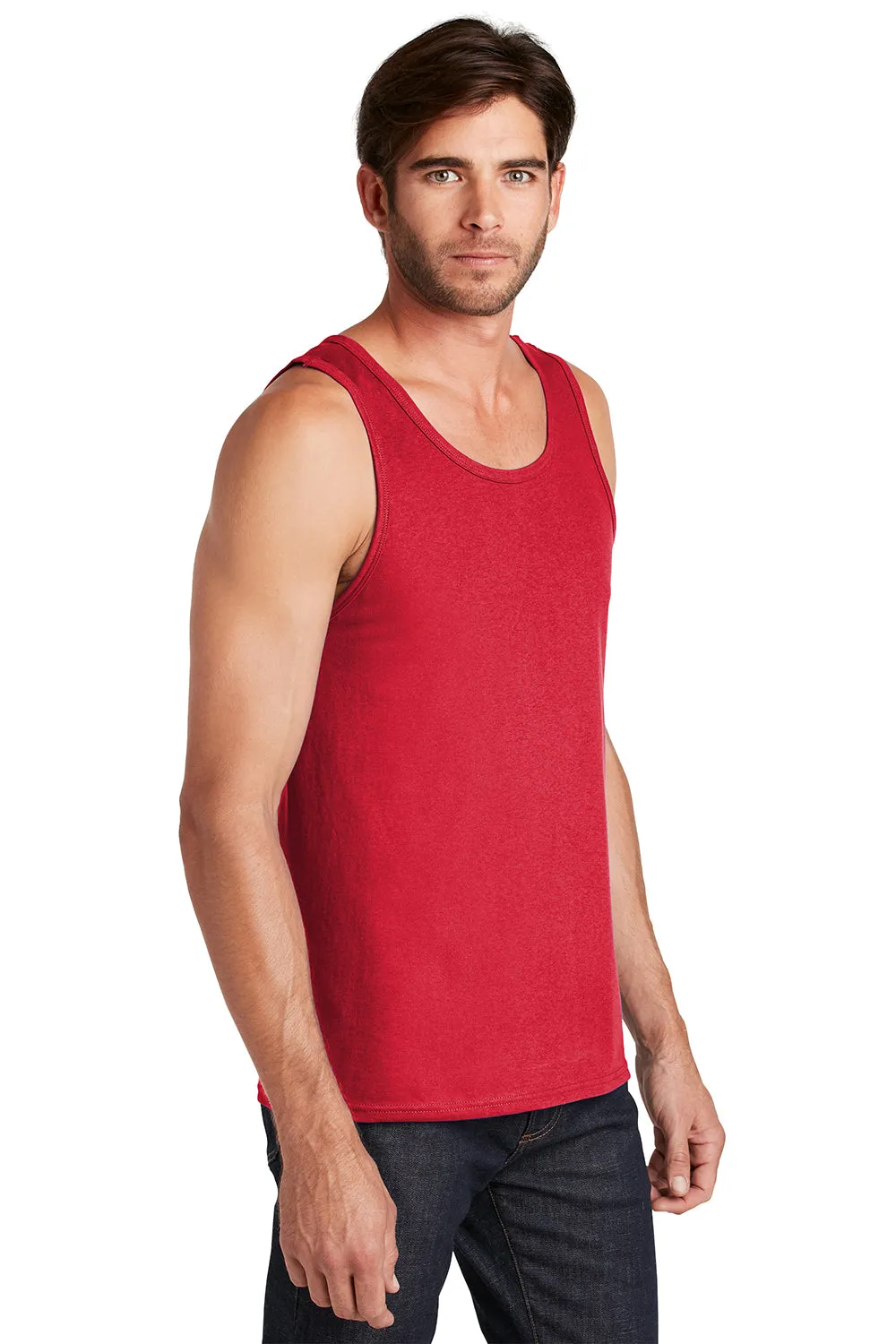 District Mens The Concert Tank Top - New Red