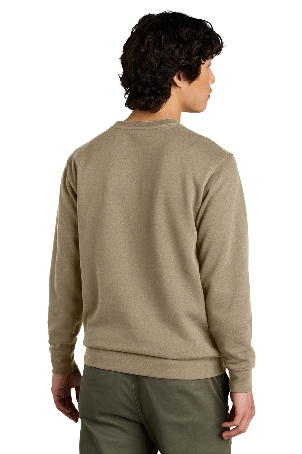 District Mens Very Important Fleece Crewneck Sweatshirt - Desert Tan