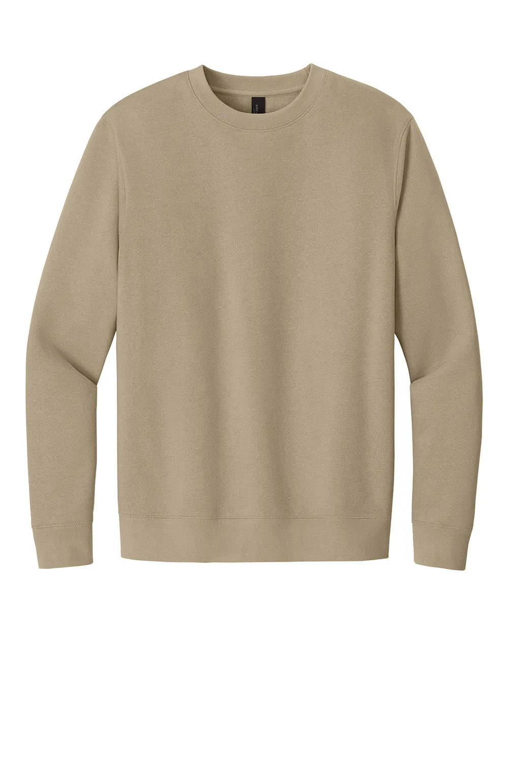 District Mens Very Important Fleece Crewneck Sweatshirt - Desert Tan