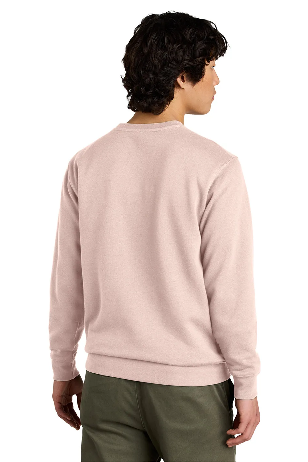 District Mens Very Important Fleece Crewneck Sweatshirt - Rosewater Pink
