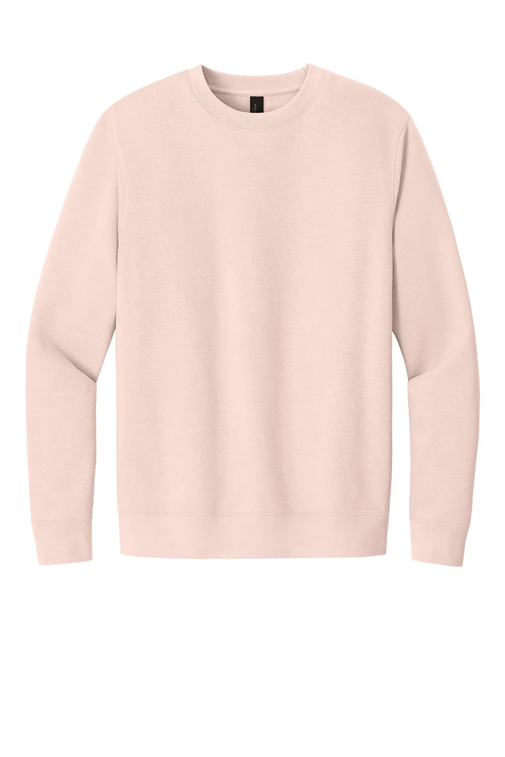 District Mens Very Important Fleece Crewneck Sweatshirt - Rosewater Pink