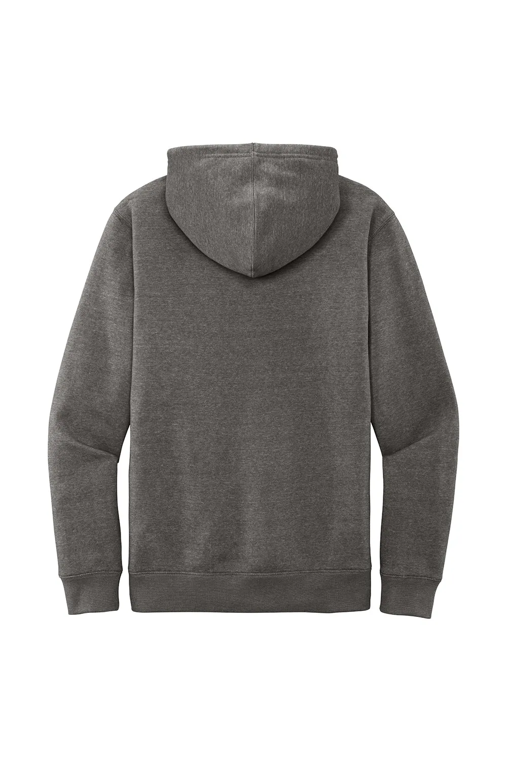 District Mens Very Important Fleece Hooded Sweatshirt Hoodie w/ Pouch Pocket - Grey Frost
