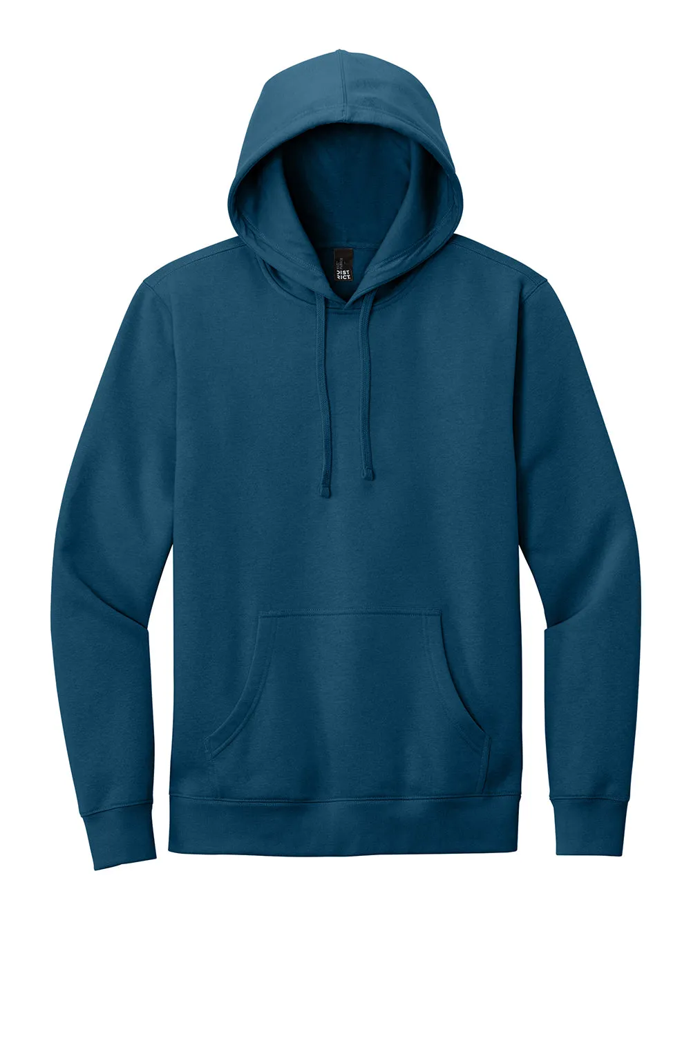 District Mens Very Important Fleece Hooded Sweatshirt Hoodie w/ Pouch Pocket - Neptune Blue