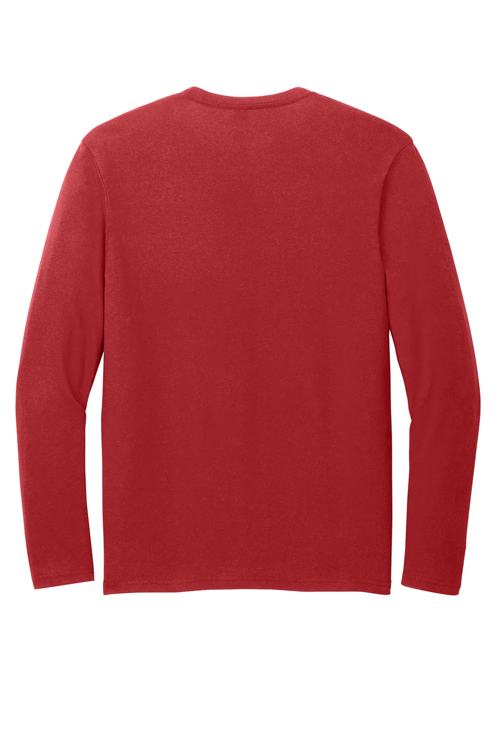 District Mens Very Important Long Sleeve Crewneck T-Shirt - Classic Red