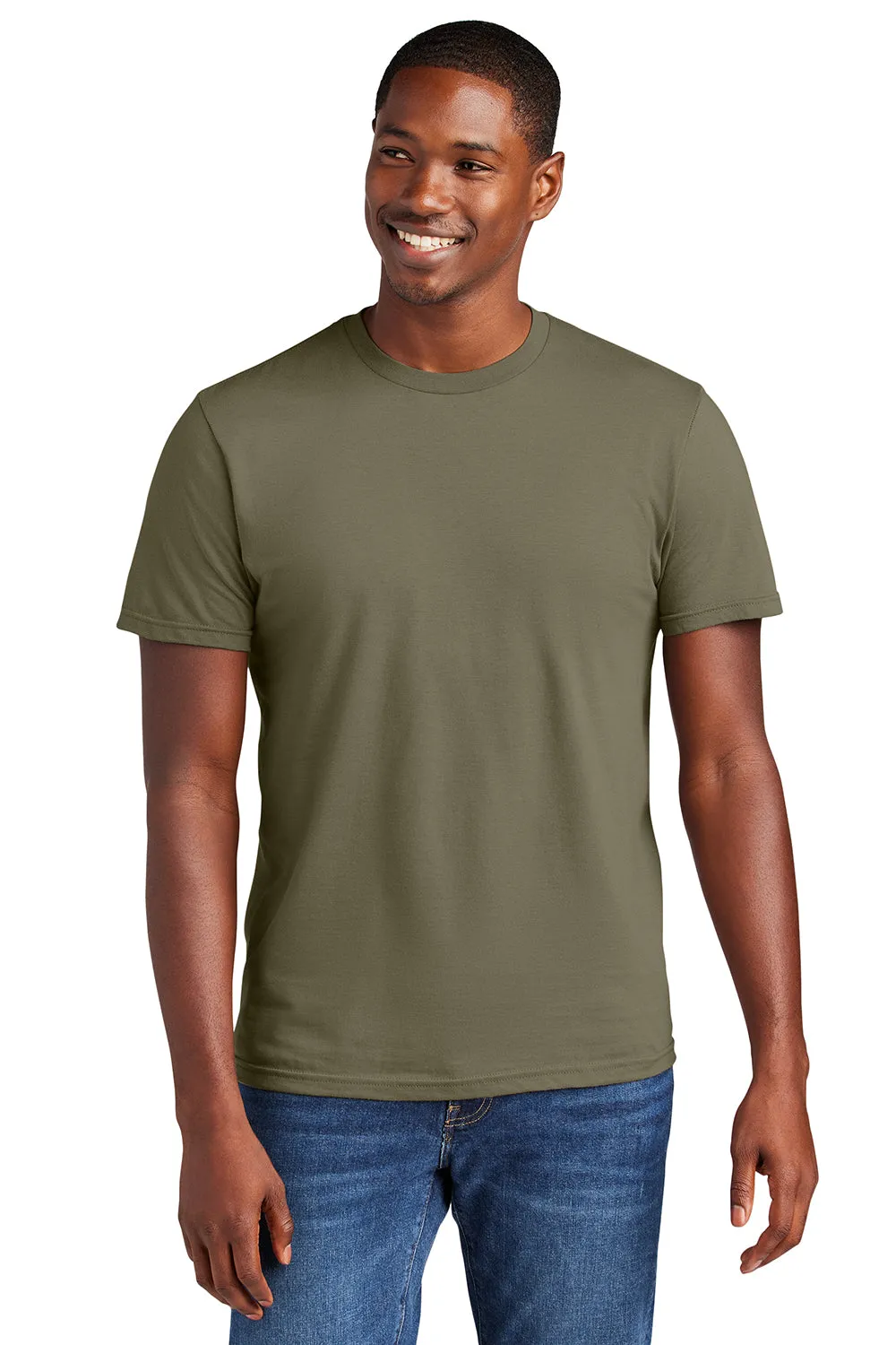 District Mens Very Important Short Sleeve Crewneck T-Shirt - Coyote Brown