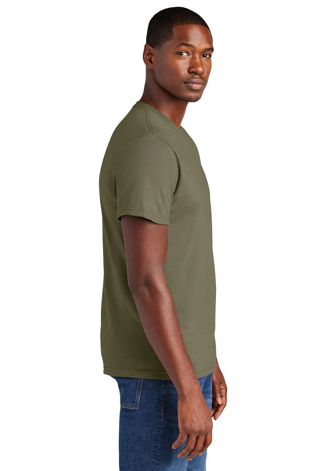 District Mens Very Important Short Sleeve Crewneck T-Shirt - Coyote Brown
