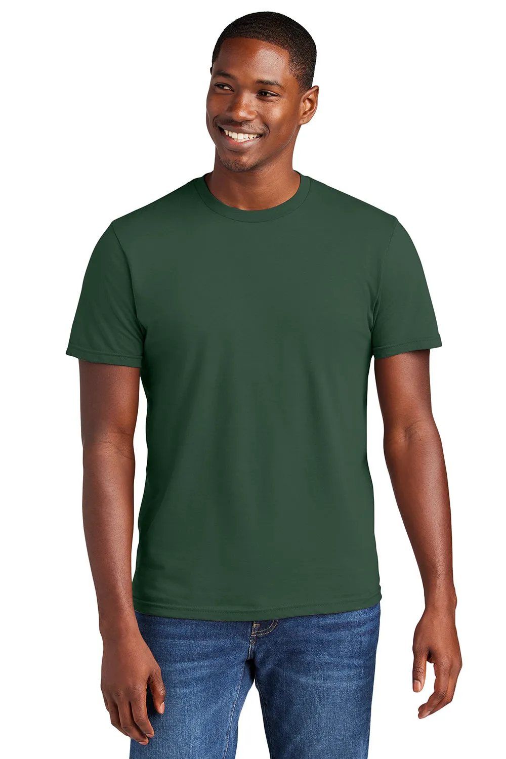 District Mens Very Important Short Sleeve Crewneck T-Shirt - Forest Green