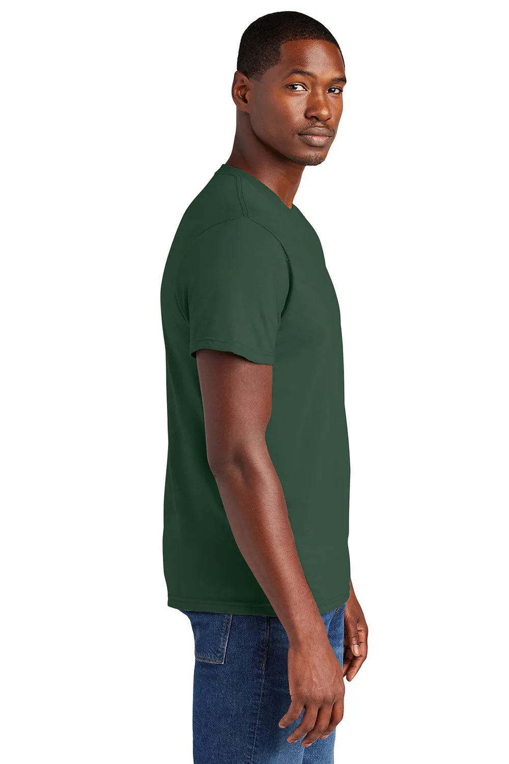 District Mens Very Important Short Sleeve Crewneck T-Shirt - Forest Green
