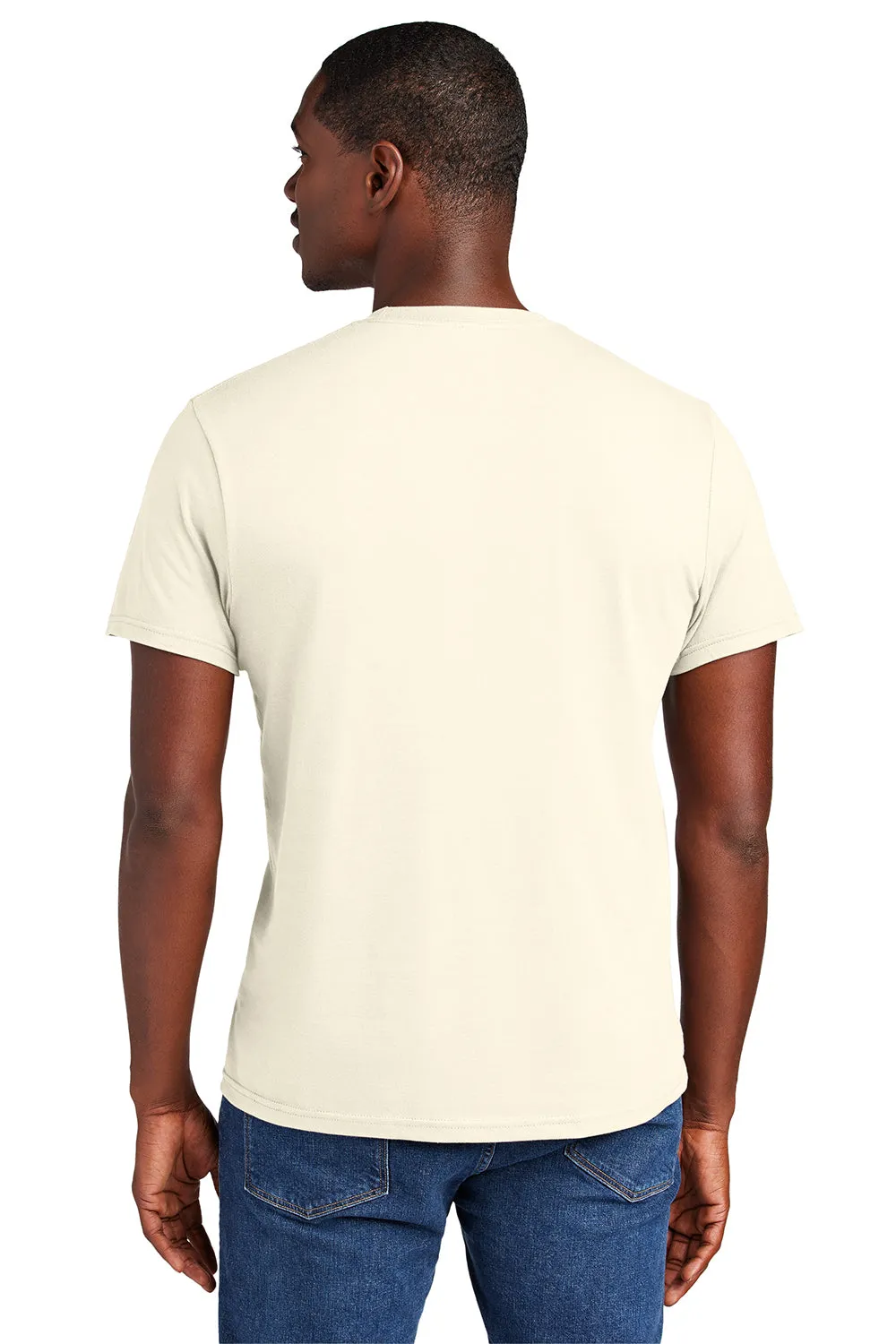 District Mens Very Important Short Sleeve Crewneck T-Shirt - Gardenia