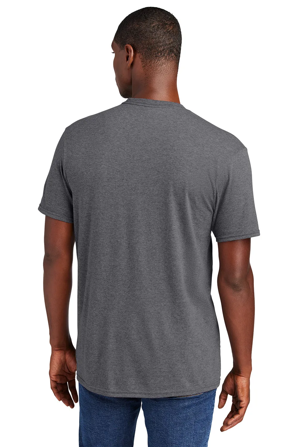 District Mens Very Important Short Sleeve Crewneck T-Shirt - Heather Charcoal Grey