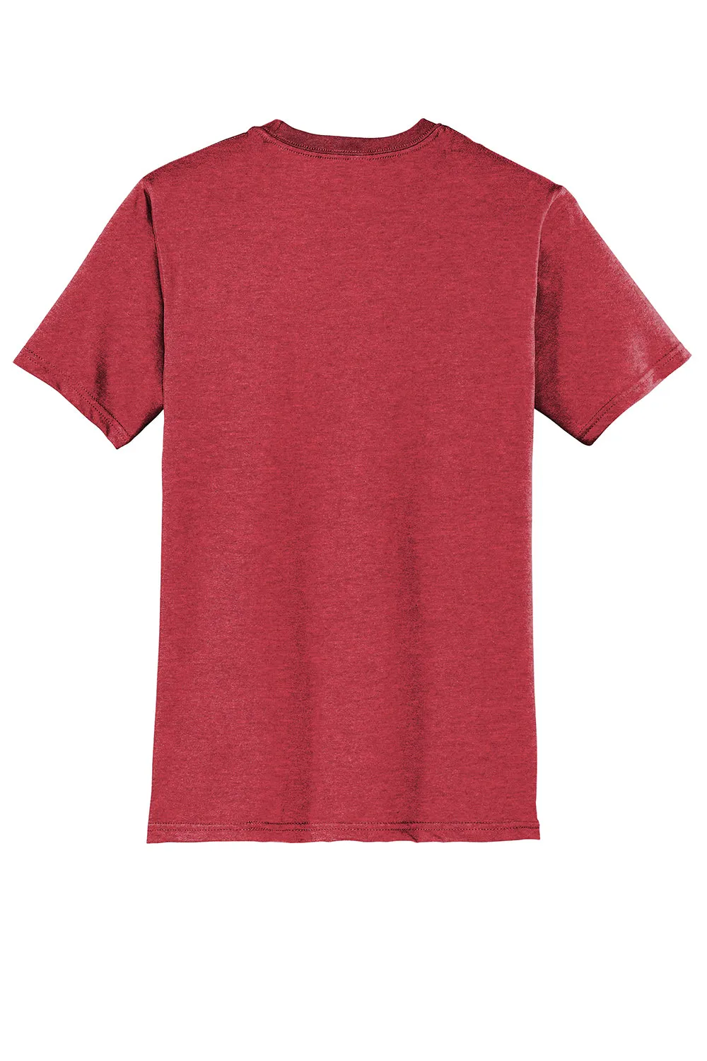District Mens Very Important Short Sleeve Crewneck T-Shirt - Heather Red
