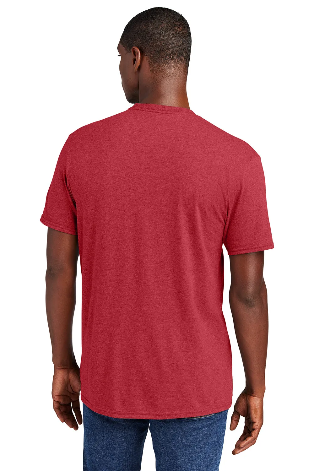 District Mens Very Important Short Sleeve Crewneck T-Shirt - Heather Red