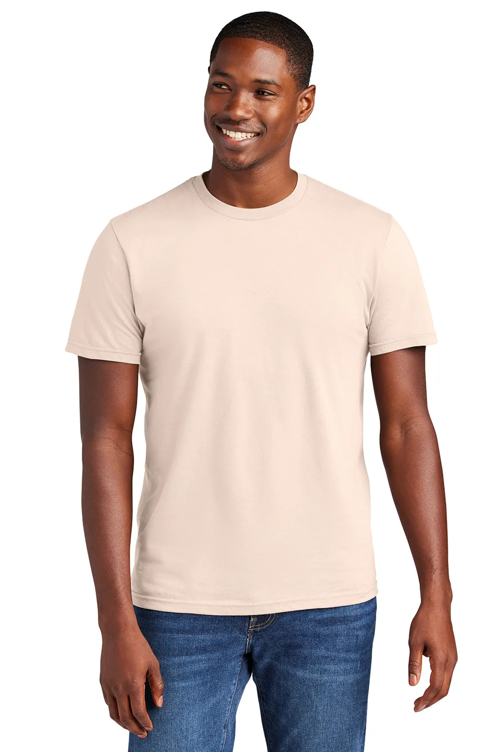 District Mens Very Important Short Sleeve Crewneck T-Shirt - Rosewater Pink