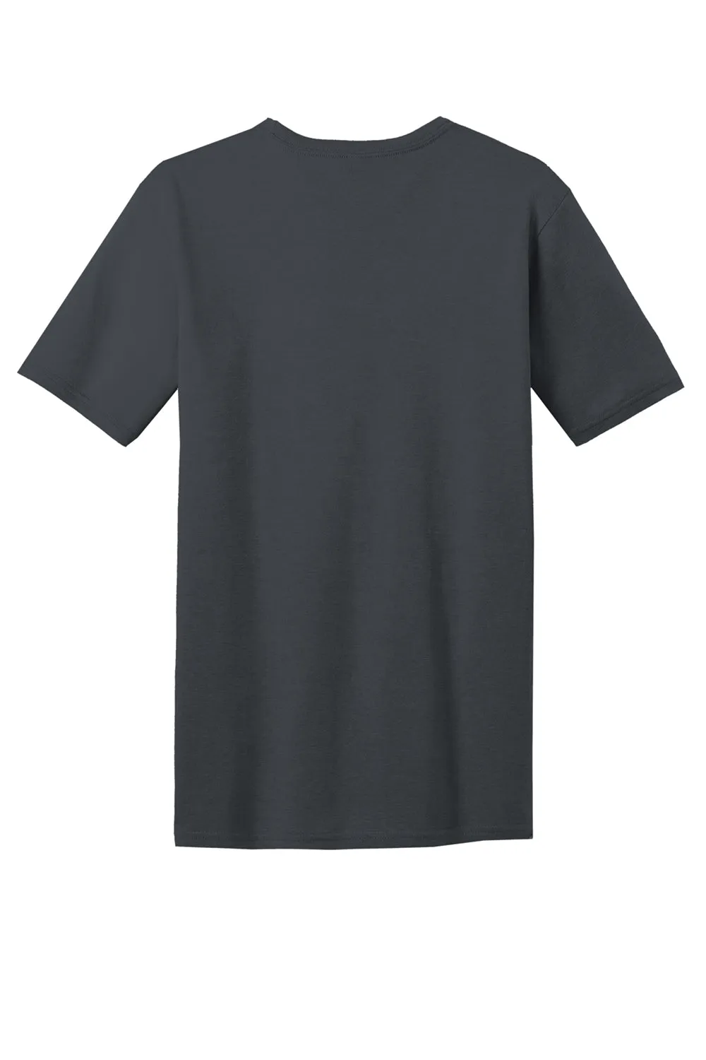 District Mens Very Important Short Sleeve Crewneck T-Shirt w/ Pocket - Charcoal Grey