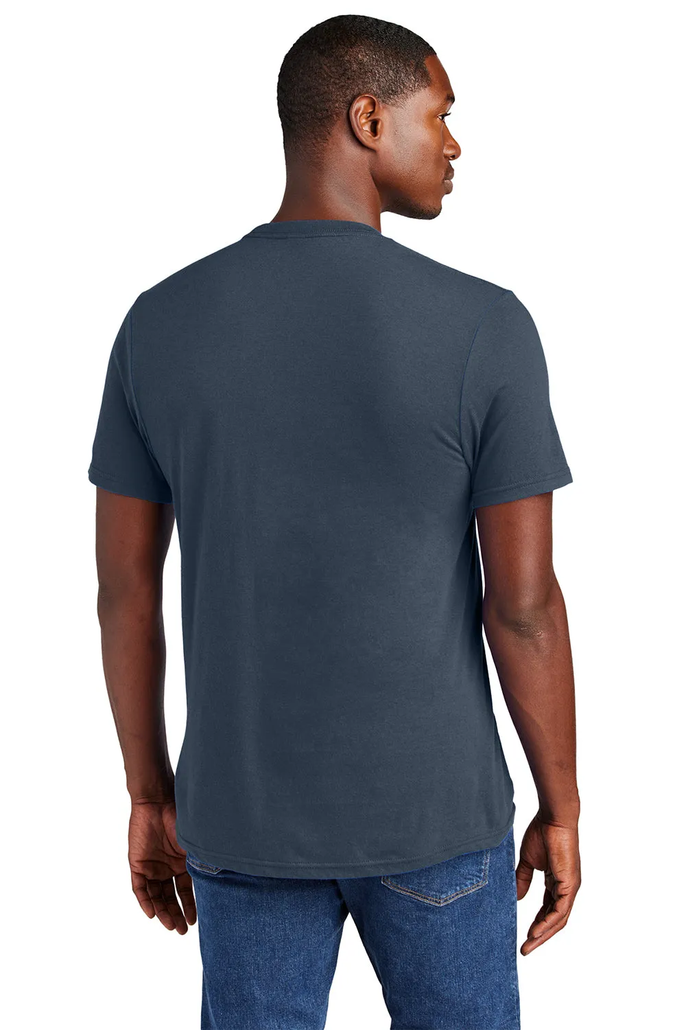District Mens Very Important Short Sleeve Crewneck T-Shirt w/ Pocket - New Navy Blue