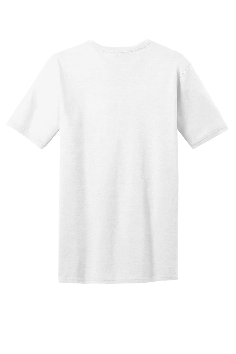 District Mens Very Important Short Sleeve Crewneck T-Shirt w/ Pocket - White