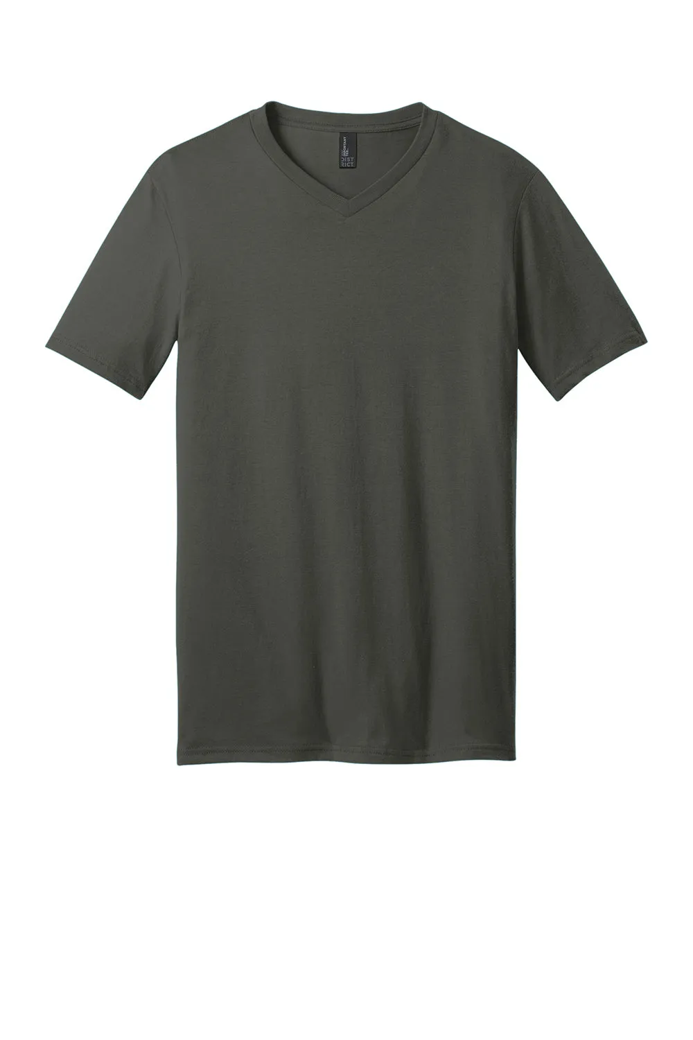District Mens Very Important Short Sleeve V-Neck T-Shirt - Deepest Grey