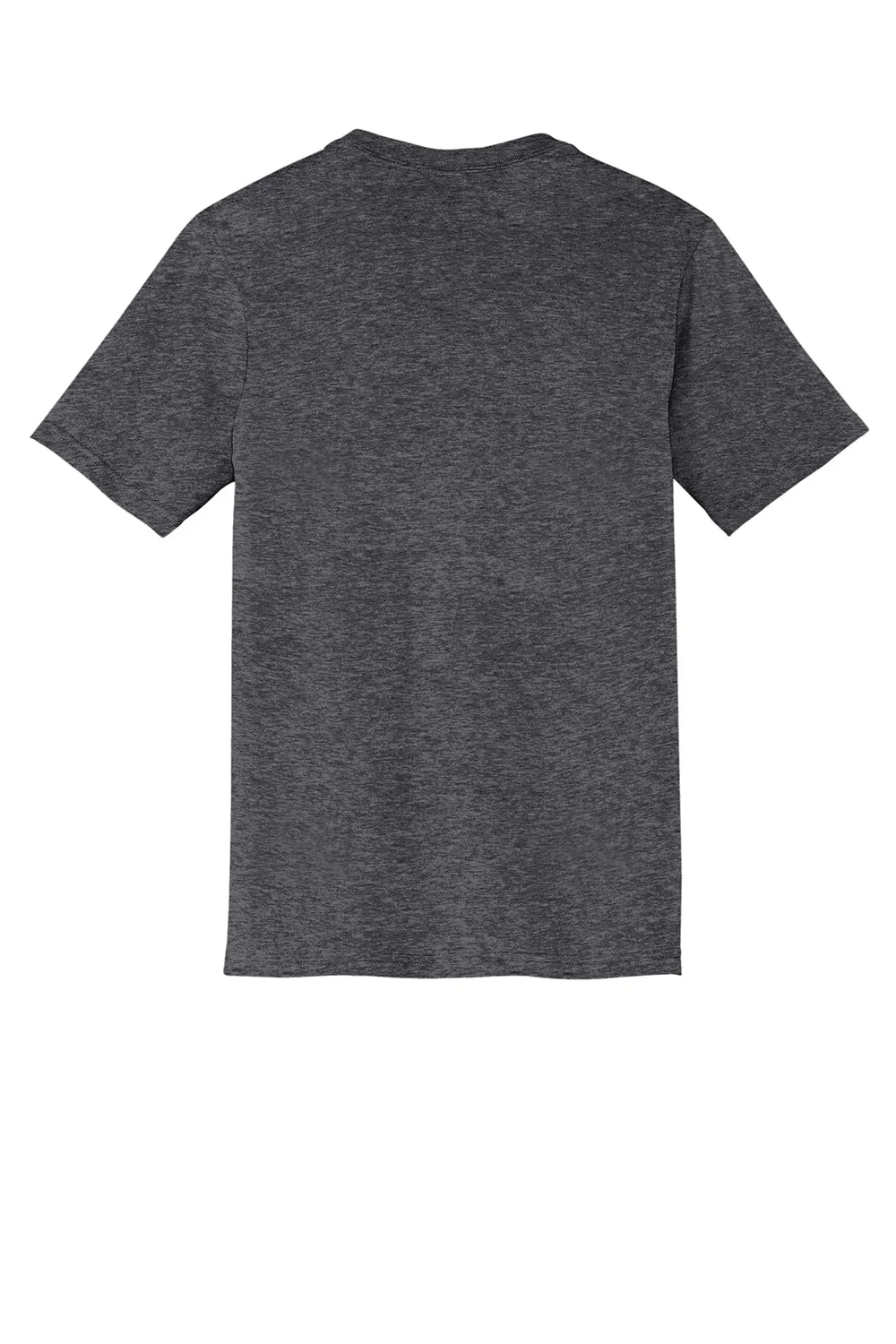 District Mens Very Important Short Sleeve V-Neck T-Shirt - Heather Charcoal Grey
