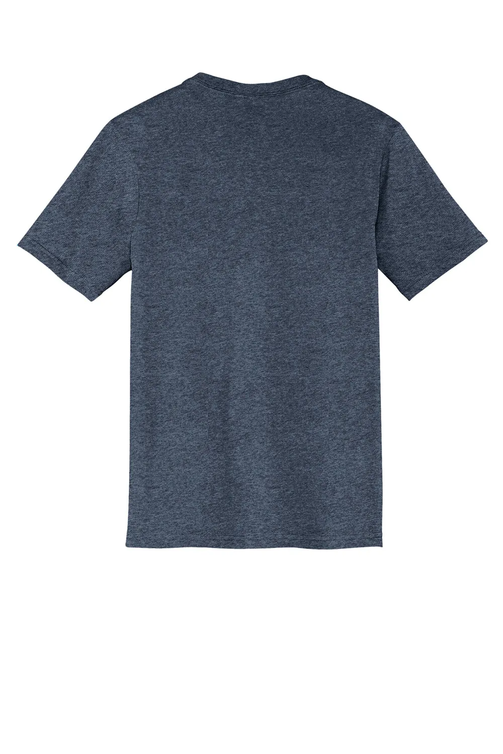 District Mens Very Important Short Sleeve V-Neck T-Shirt - Heather Navy Blue