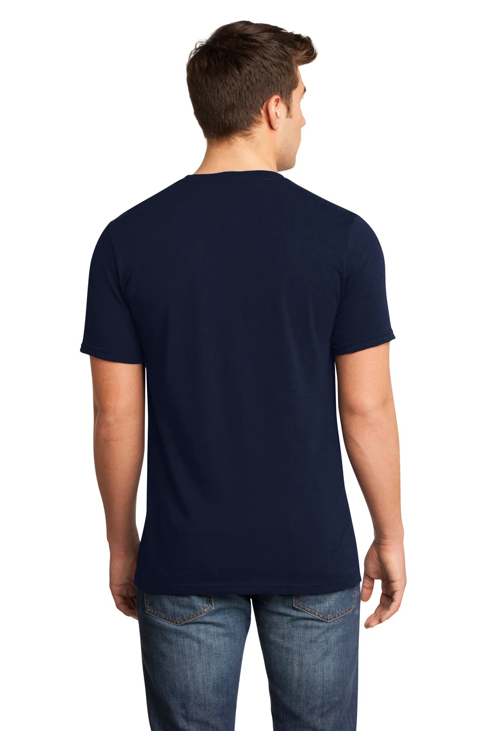 District Mens Very Important Short Sleeve V-Neck T-Shirt - New Navy Blue