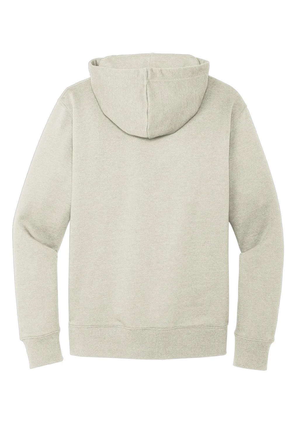 District Mens V.I.T. Heavyweight Fleece Hooded Sweatshirt Hoodie w/ Pouch Pocket - Heather Oatmeal