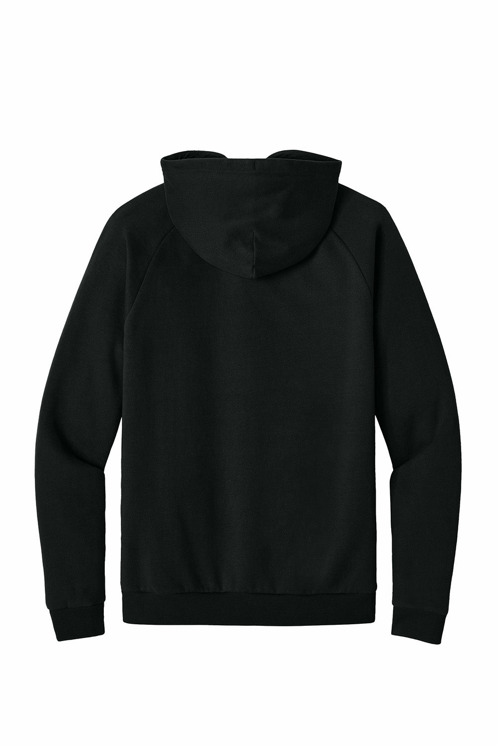 District Mens Cloud Fleece Hooded Sweatshirt Hoodie w/ Pouch Pocket - Jet Black