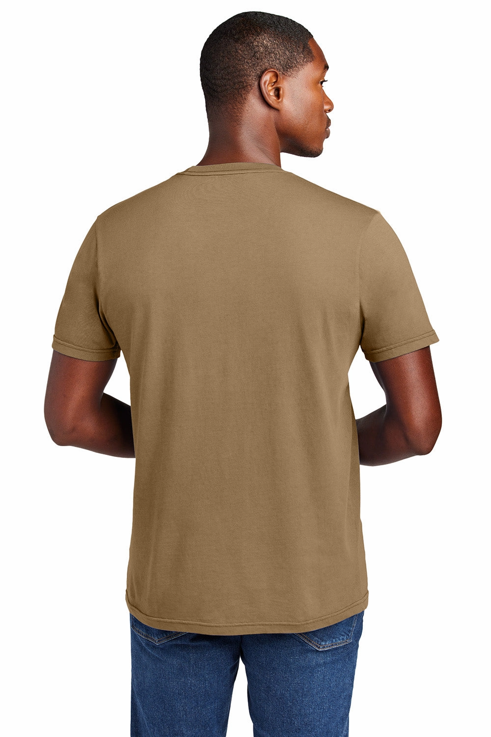District Mens District Wash Short Sleeve Crewneck T-Shirt - Golden Spice