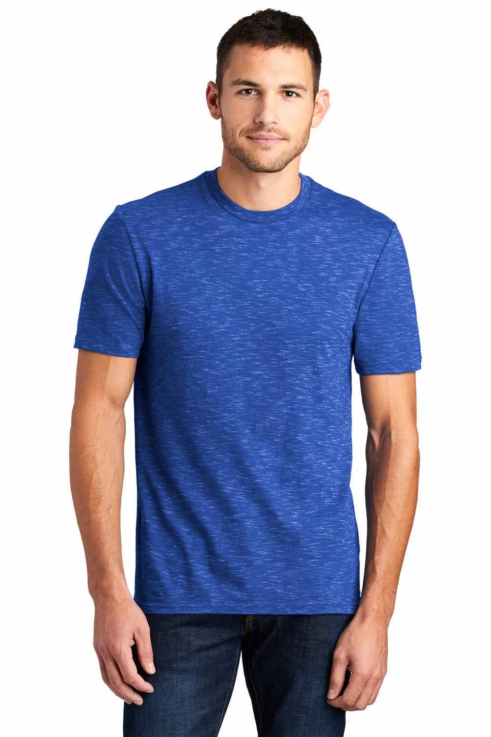 District Mens Medal Short Sleeve Crewneck T-Shirt - Deep Royal Blue