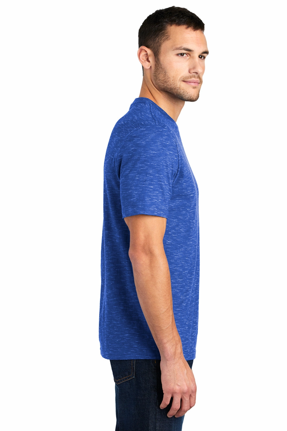 District Mens Medal Short Sleeve Crewneck T-Shirt - Deep Royal Blue