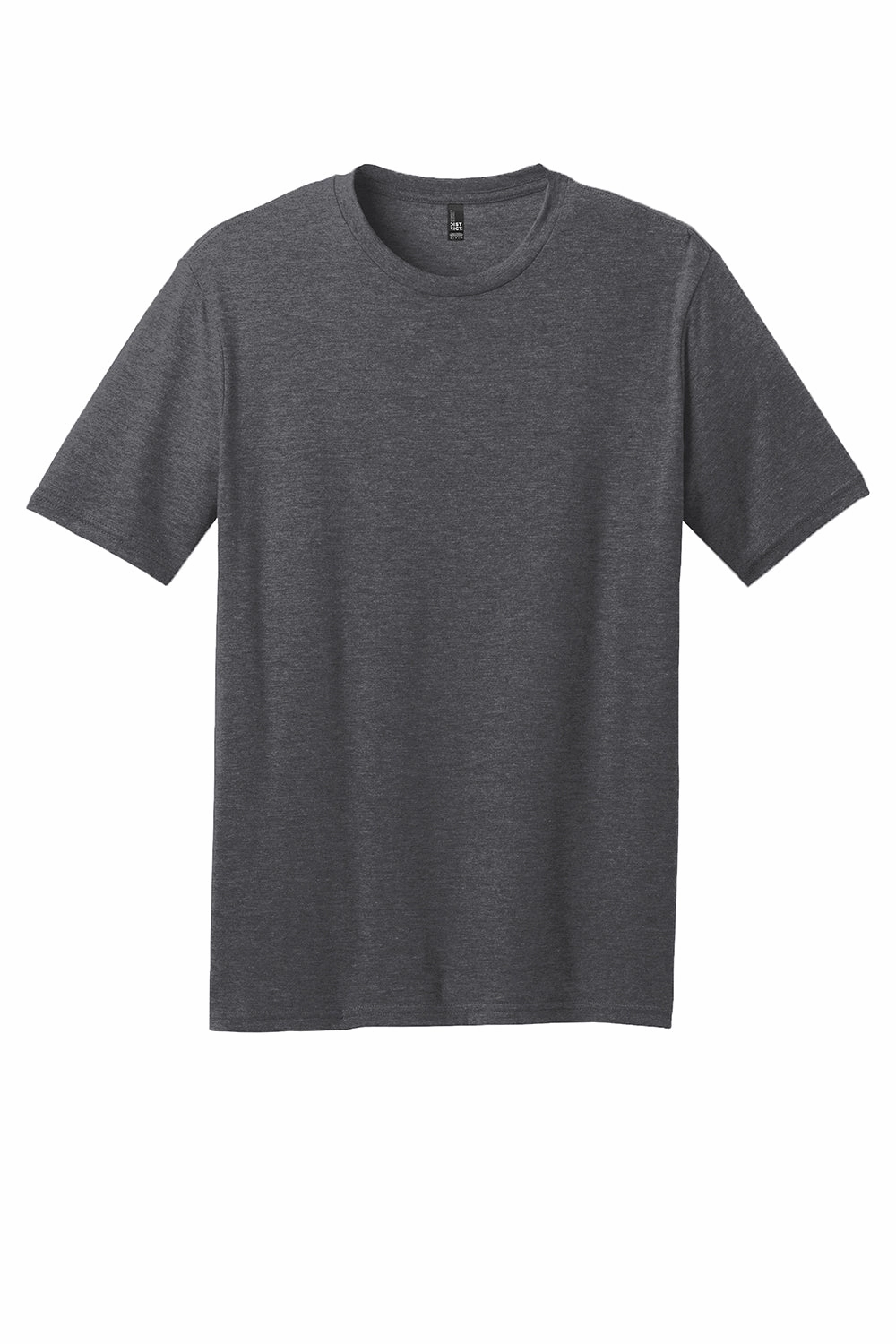 District Mens Perfect Blend Short Sleeve Crewneck T-Shirt - Heather Charcoal Grey