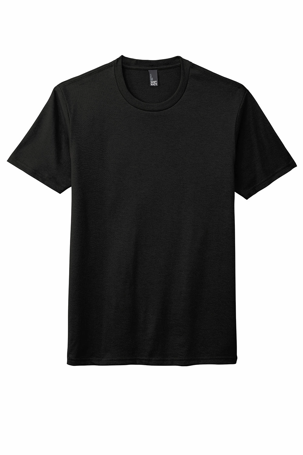 District Mens Perfect DTG Short Sleeve Crewneck T-Shirt - Black