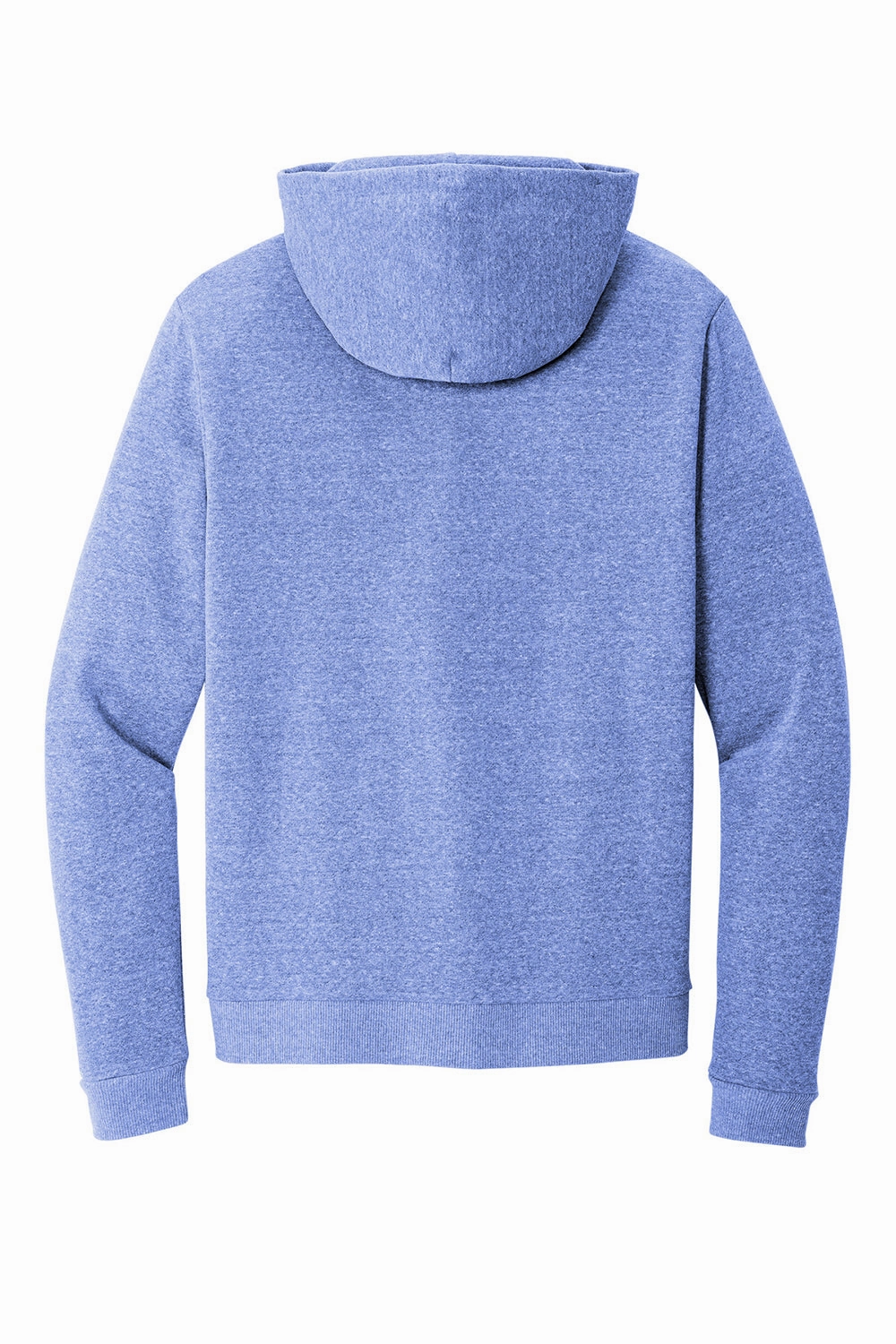 District Mens Perfect Tri Fleece Hooded Sweatshirt Hoodie w/ Pouch Pocket - Royal Blue Frost