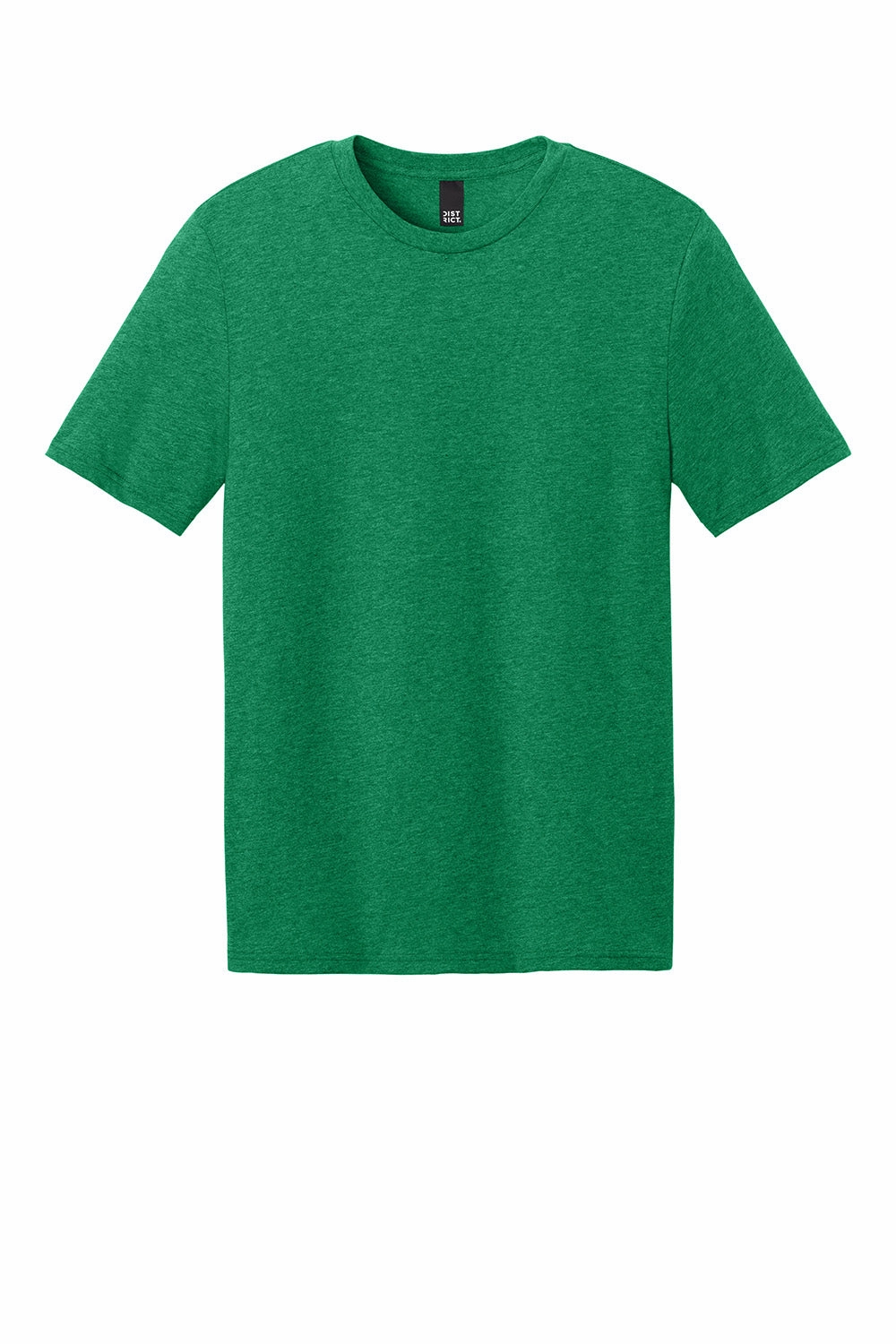 District Mens Perfect Weight CVC Short Sleeve Crewneck T-Shirt - Heather Meadow Green