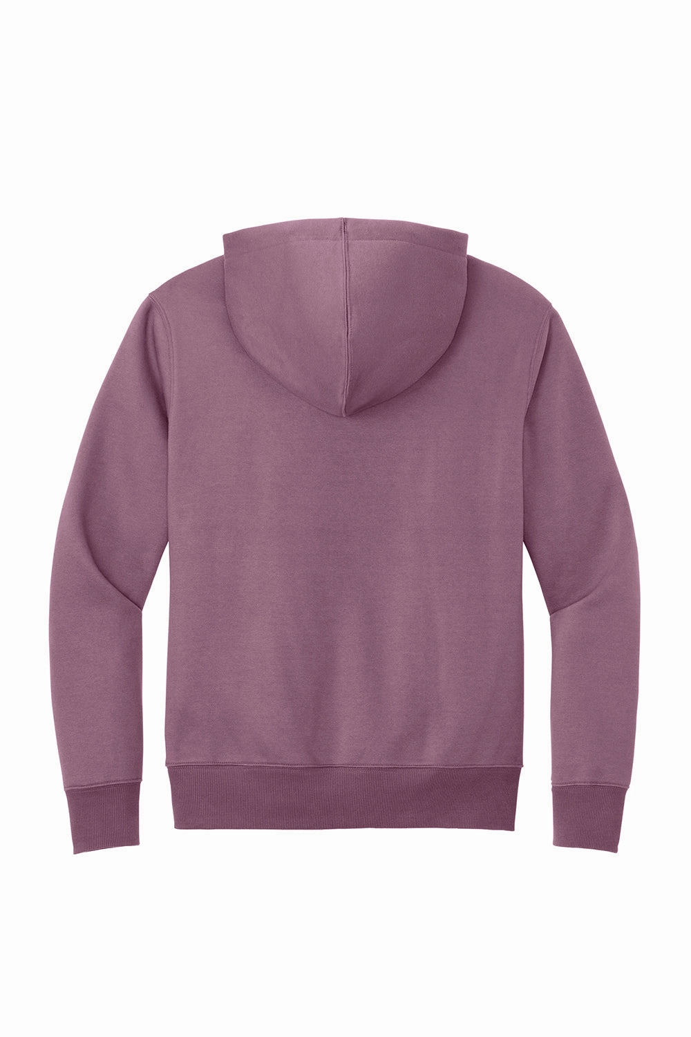 District Mens Perfect Weight Fleece Hooded Sweatshirt Hoodie w/ Pouch Pocket - Orchid Haze