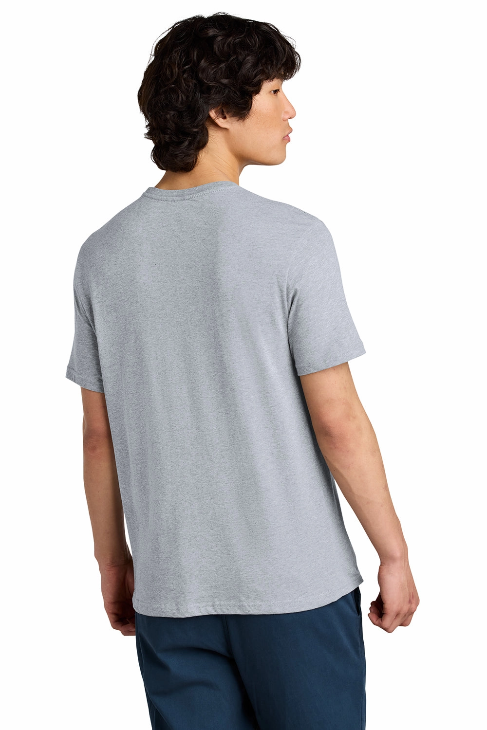 District Mens Perfect Weight Short Sleeve Crewneck T-Shirt - Ash Grey