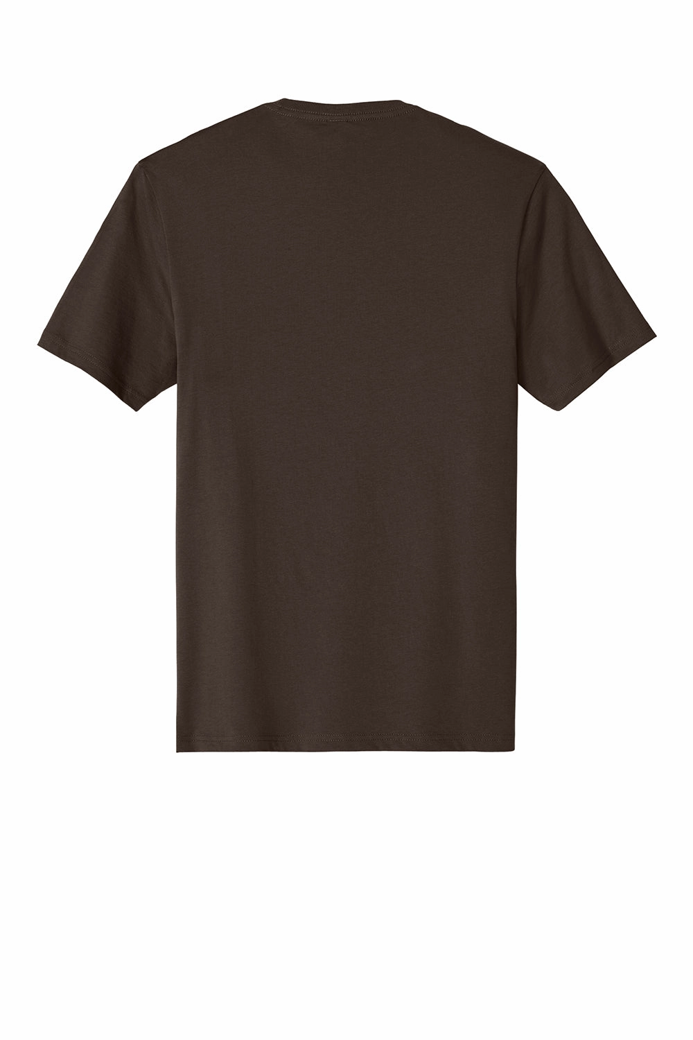 District Mens Perfect Weight Short Sleeve Crewneck T-Shirt - Espresso Brown - Closeout
