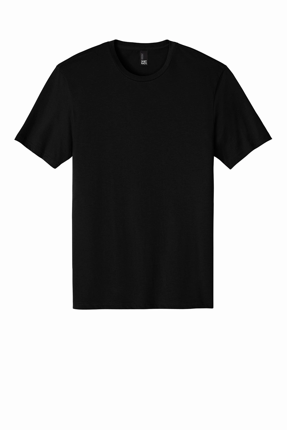 District Mens Perfect Weight Short Sleeve Crewneck T-Shirt - Jet Black