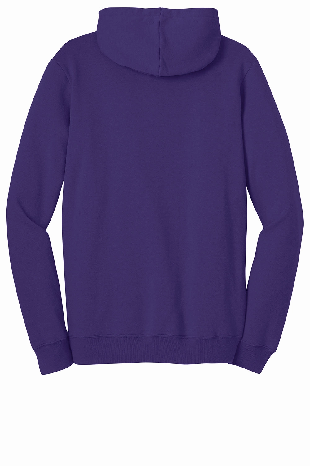 District Mens The Concert Fleece Hooded Sweatshirt Hoodie w/ Pouch Pocket - Purple