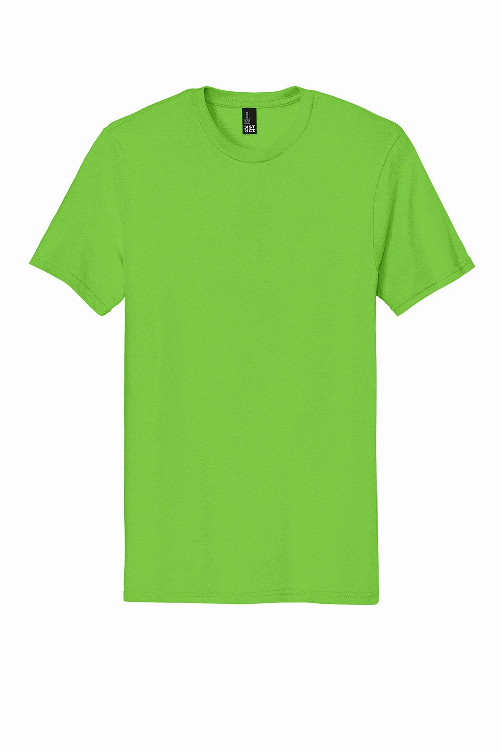 District Mens The Concert Short Sleeve Crewneck T-Shirt - Neon Green