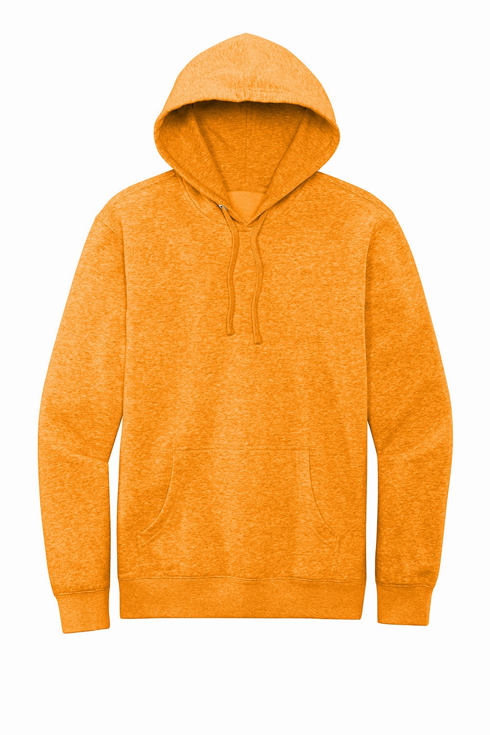 District Mens Very Important Fleece Hooded Sweatshirt Hoodie w/ Pouch Pocket - Heather Marigold