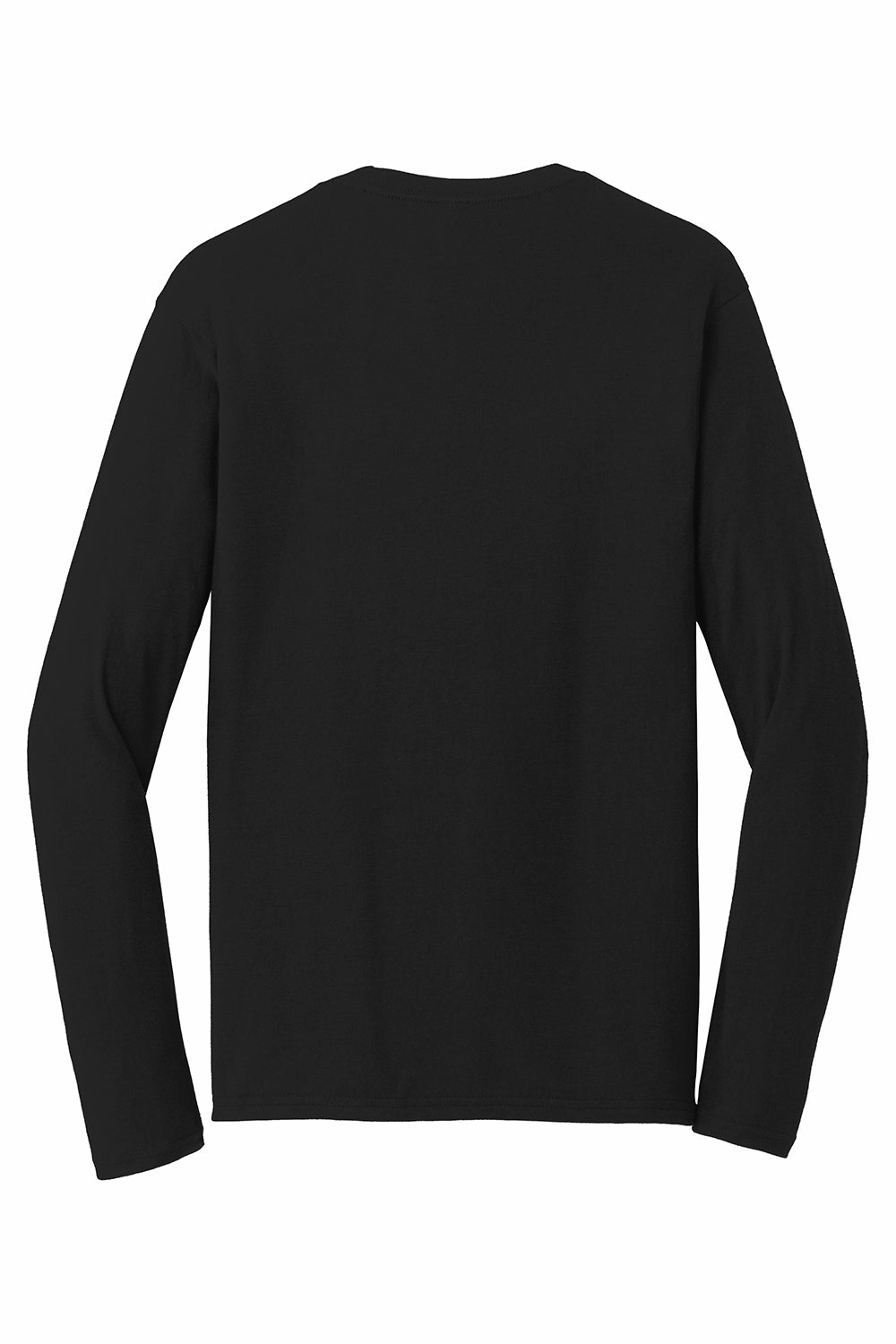 District Mens Very Important Long Sleeve Crewneck T-Shirt - Black